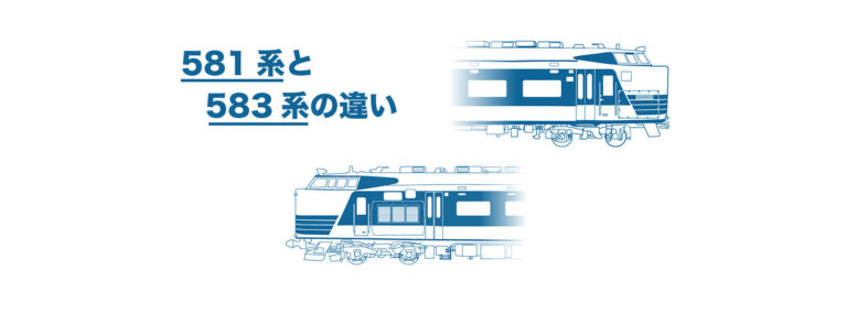 581系と583系の違いトップ画像